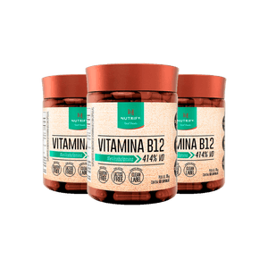 Kit com 3 potes de Vitaminas B12