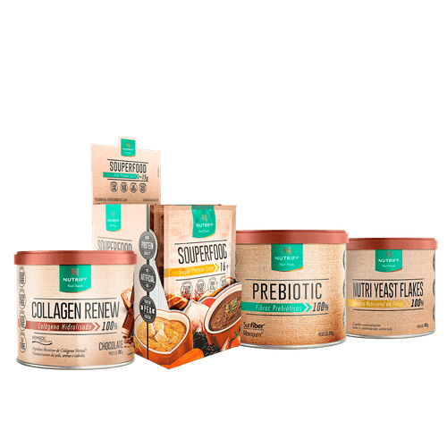 Promopack Souperfood + Prebiotic + Collagen Renew + NutriYeast