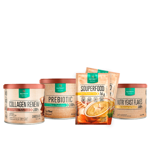 Promopack Souperfood + Prebiotic + Collagen Renew + NutriYeast