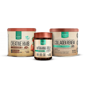 Promopack 1 Creatine HMB + 1 Collagen renew neutro + 1 Vitamina B 120 caps